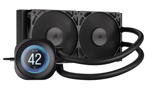 Corsair NAUTILUS 240 RS LCD - 240mm - Noir — vue 1