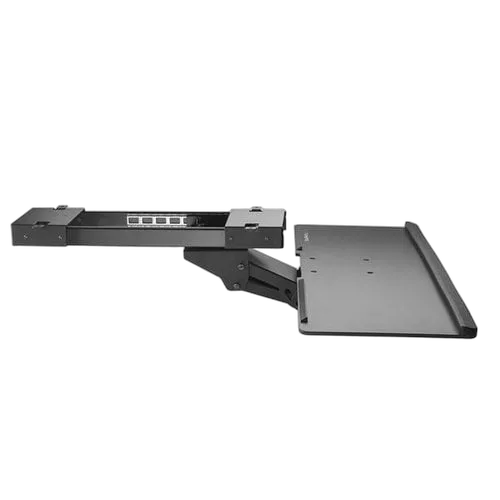 StarTech Support pour clavier informatique sous-bureau - Tiroir pour clavier adjustable Noir — vue 2