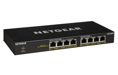 Netgear 8-Port Gb PoE+Flex Switch — vue 3