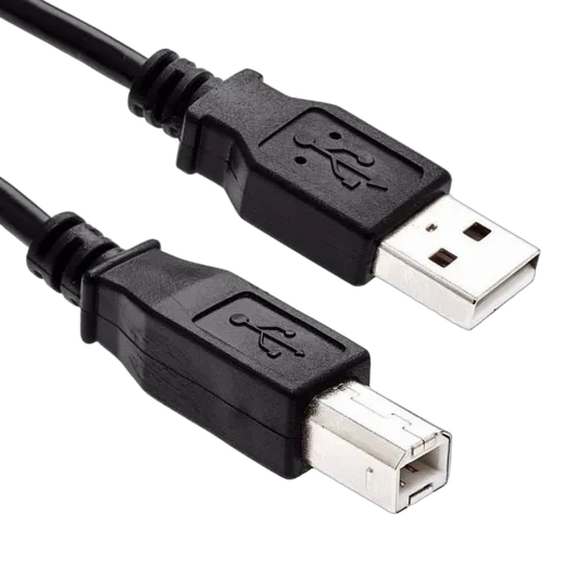 Cable imprimante USB 2.0 AB M/M - 0.6M — vue 1