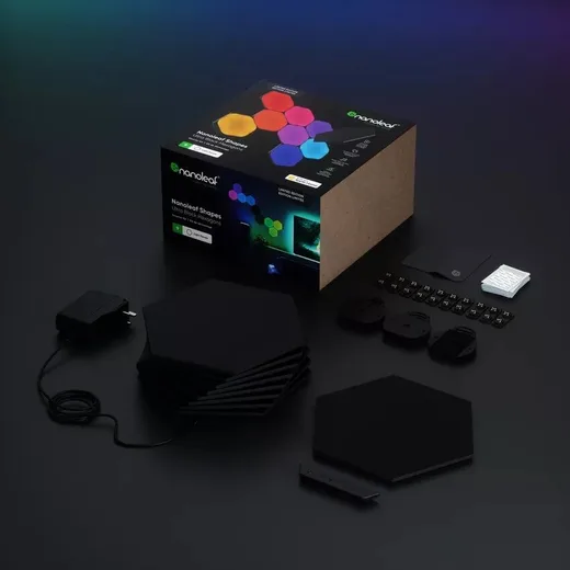 Nanoleaf Shapes Black Hexagons Starter Kit - 9 pièces — vue 2