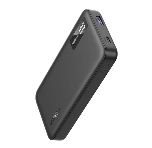 UGREEN USB-C + USB-A - 2 ports - 10000mAh - 20W - Noir — vue 1