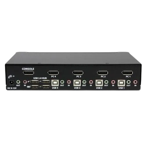 StarTech 4 Port USB DisplayPort KVM Switch — vue 3
