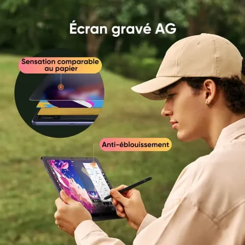 XPPEN Magic Drawing Pad 9494G_EU - 2540LPI - 12" - Violet — vue 7
