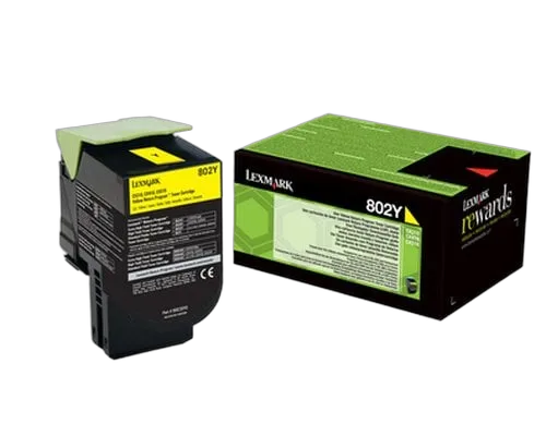 Lexmark - Jaune - 80C20Y0 — vue 1