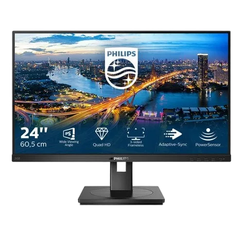 Philips B Line 245B1/00 - 24" QHD 75Hz IPS 4ms HP Pivot — vue 1