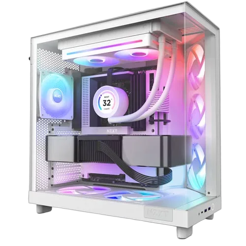 NZXT F240 RGB Core Fan (Single Frame) - Blanc — vue 5
