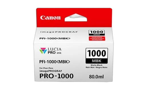 Canon Ink/PFI-1000 Cartridge Matte BK — vue 1