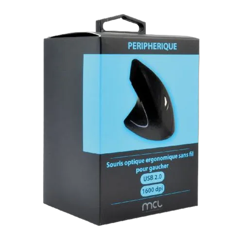 MCL Samar Left Handed Wireless Ergonomic Mouse — vue 2