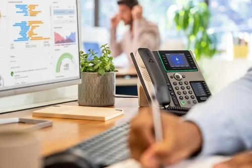 HP POLY EDGE E450 IP PHONE AND — vue 15
