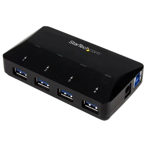 StarTech 4-Port USB 3.0 Hub plus 2.4A Charge Port — vue 1