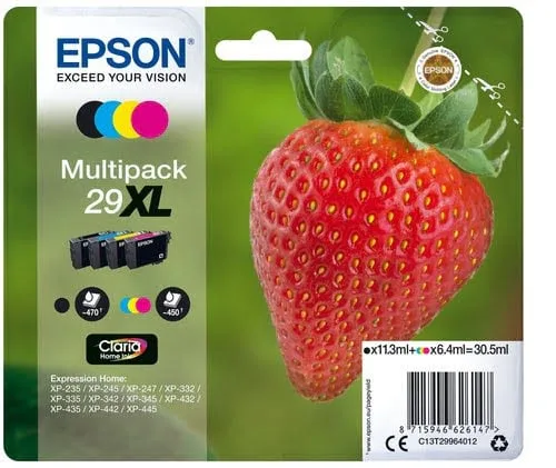 Epson - Noir, Cyan, Magenta, Jaune - C13T29964022 — vue 1