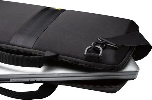 Case Logic EVA Nylon Shuttle 15.4" to 16'' Black (QNS116K) — vue 3