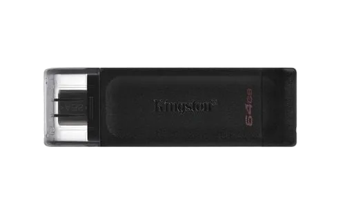 Kingston 64GB USB-C 3.2 Gen 1 DataTraveler 70 — vue 1