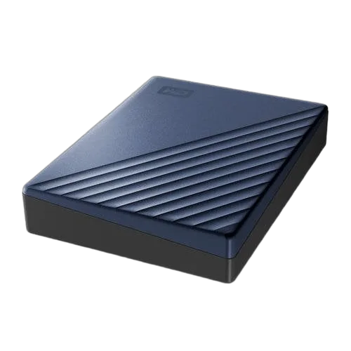 WD HDD EXT My Pass Ultra 4TB Blue — vue 4