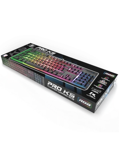 Spirit Of Gamer PRO K5 NEW - Full-Size - Semi-mécanique - Filaire - RGB - Noir — vue 2