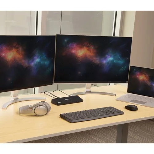 StarTech 4K Laptop Docking Station DP HDMI USB 3 — vue 6
