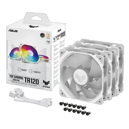 Asus TUF GAMING - TR120 FAN ARGB 3en1 - Blanc — vue 11
