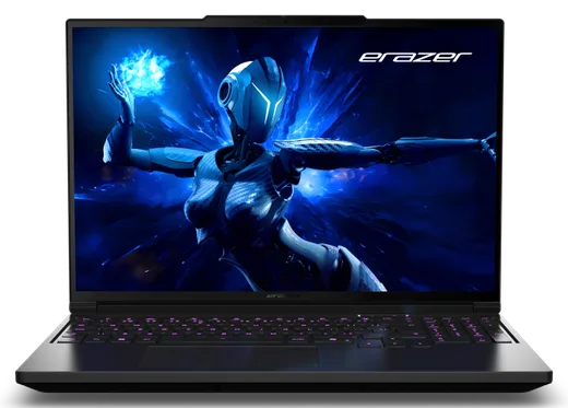 ERAZER Major 16 X1 - 16" QHD+ 300Hz Core Ultra 7 255HX 5070Ti 32Go 2To W11 — vue 1