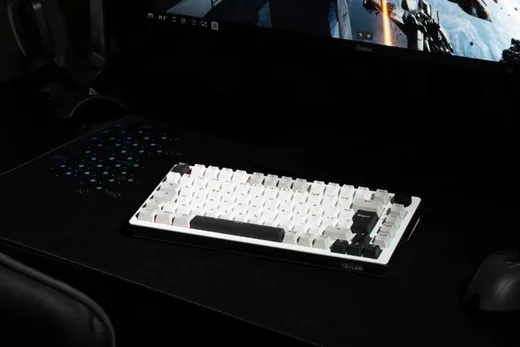 The G-LAB Keyz Elite 300 WG 75% - Mécanique - Sans-Fil - RGB - Blanc/Gris — vue 2