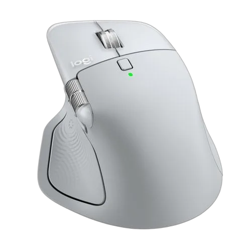 Logitech MX MASTER 4 WHITE SILVER — vue 5