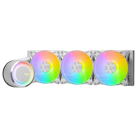 MSI MAG CORELIQUID E360 WHITE — vue 3