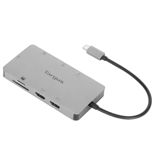 Targus Station d'accueil dual HDMI 4K USB-C avec technologie Power Delivery 100 W et fonction Pass-Thru — vue 3