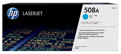HP Toner Cyan 508A - CF361A — vue 1