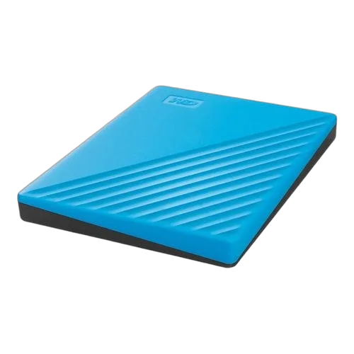 WD HDD EXT My Passport 4Tb Blue Worldwide — vue 4