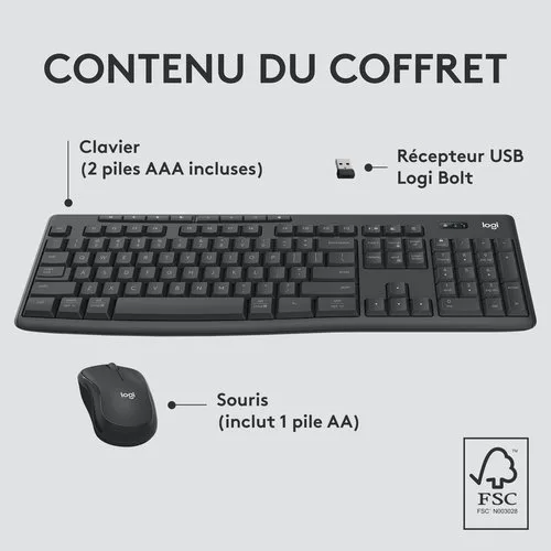 Logitech MK370 COMBO FOR BUSINESS — vue 15
