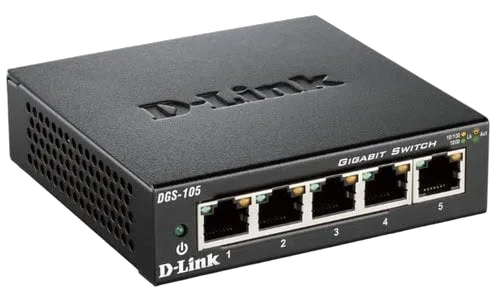 DGS-105 - 5 (ports)/10/100/1000/Non manageable