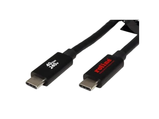 Roline Câble USB-C mâle/mâle - 2m - Noir — vue 2