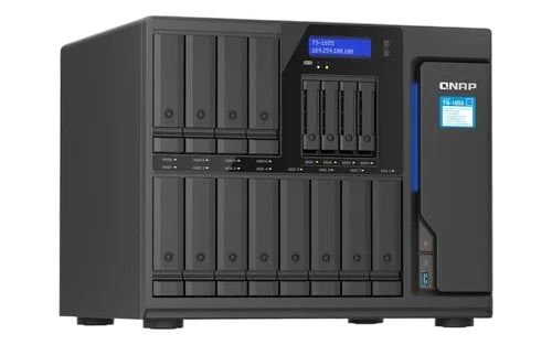 Qnap 16-Bay NAS Intel Atom C5125 8-core/8 — vue 5