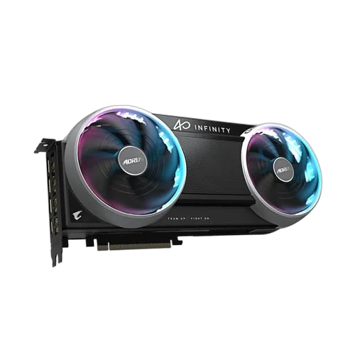 Gigabyte AORUS GeForce RTX 5080 INFINITY 16G — vue 3