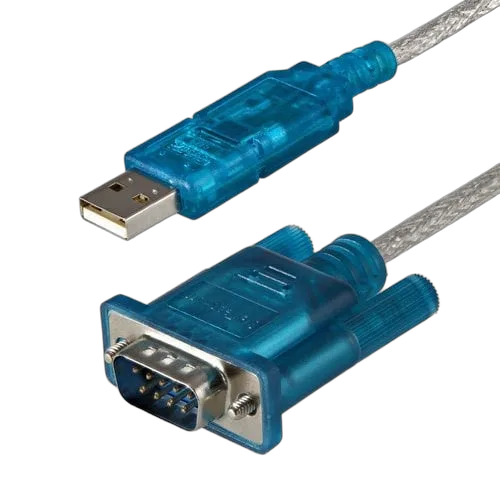 StarTech 3" USB to RS232 DB9 Serial Adapter Cable — vue 1