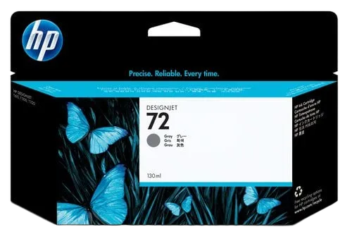HP 72 Grey Ink Cart/Vivera Ink 130ml — vue 1