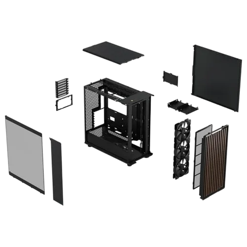 Fractal Design North XL Charcoal Black TG Dark - MT/Sans Alim/E-ATX — vue 20