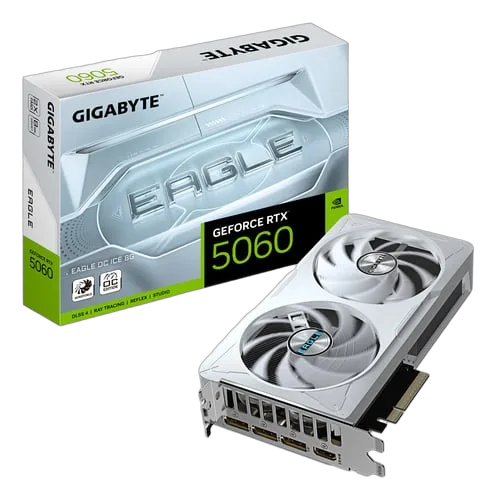Gigabyte GeForce RTX 5060 EAGLE OC ICE 8G — vue 1