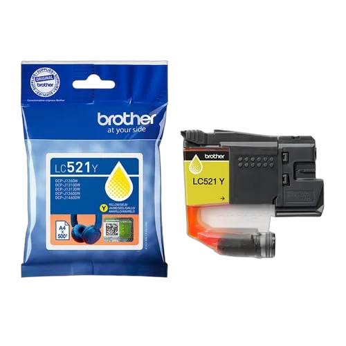 Brother Cartouche d'encre LC521Y - Jaune — vue 5