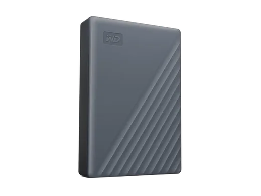 WD MY PASSPORT USB-C 6TB GRAY — vue 3