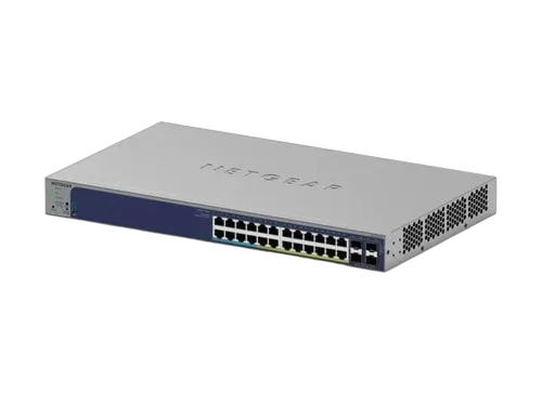 Netgear 24P GE POE++ SMART SWTH W/10G — vue 3