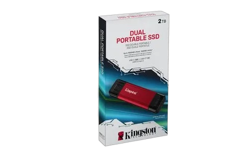 Kingston 2TB DUAL PORTABLE SSD USB-A/C — vue 5