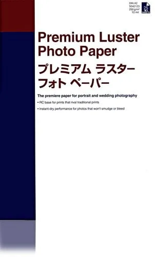Epson Paper/Prem Luster Photo A2 250gm2 25sh — vue 1