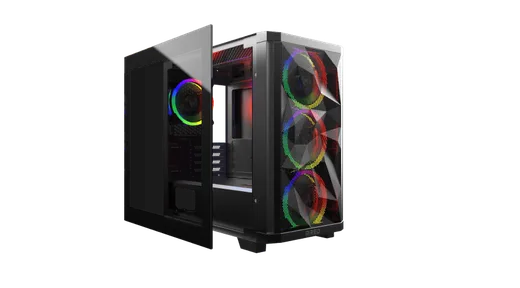 M.RED StarDust Mini Noir ARGB - mT/sans alim./mATX — vue 4