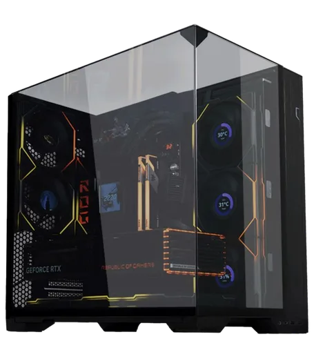 Lian-Li O11 Vision Noir - MT/Sans Alim/E-ATX — vue 1