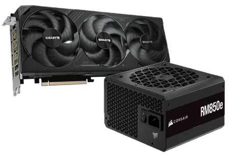 Gigabyte RTX 5070Ti WF OC SFF 16Go + RM850e 850W Gold 3.1 — vue 1