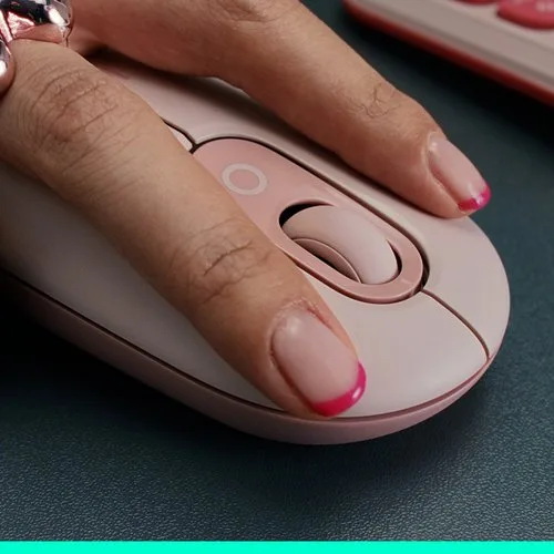 Logitech Pop Mouse - Sans fil - Lilas — vue 9
