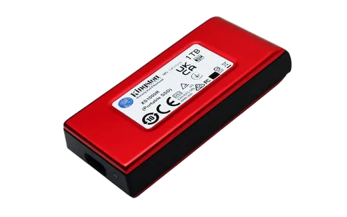 Kingston XS1000 Red USB-C 3.2 1To — vue 4