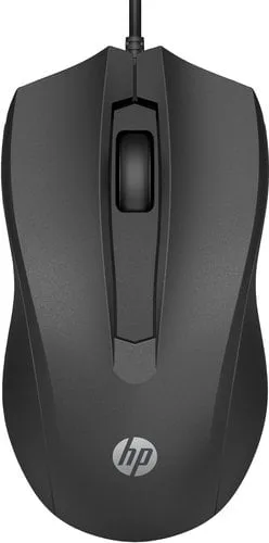 HP 105 BLACK WIRED MOUSE — vue 1