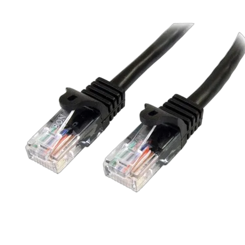 StarTech 3m Black Snagless UTP Cat5e Patch Cable — vue 1